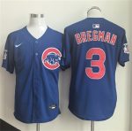 Chicago Cubs #3 Alex Bregman Royal 2026 Limited Stitched Jersey