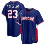 Dominican Republic #23 Fernando Tatis Jr. Navy 2026 World Classic Road Stadium Stitched Jersey