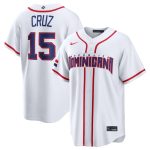 Dominican Republic #15 Oneil Cruz White 2026 World Classic Home Stadium Stitched Jersey
