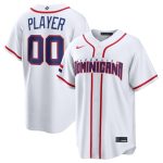 Dominican Republic Custom White 2026 World Classic Home Stadium Stitched Jersey