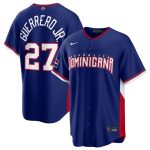 Dominican Republic #27 Vladimir Guerrero Jr. Navy 2026 World Classic Road Stadium Stitched Jersey