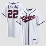 Korea #22 Jung Hoo Lee White 2026 World Classic Home Stadium Stitched Jersey