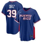 Puerto Rico Customized Blue 2026 World Classic Road Stadium Stitched Jersey