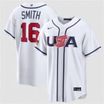 USA #16 Will Smith White 2026 World Classic Home Stadium Stitched Jersey