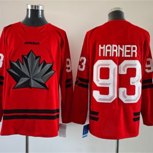 Canada #93 Mitch Marner Red Stitched Jersey