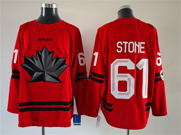 Canada #61 Mark Stone Red Stitched Jersey