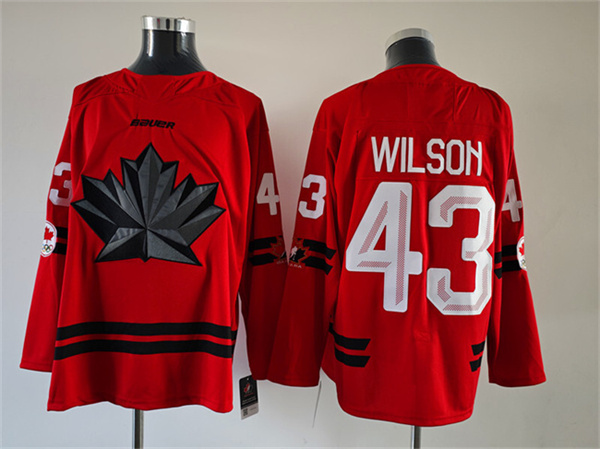 Canada #43 Tom Wilson Red Stitched Jersey