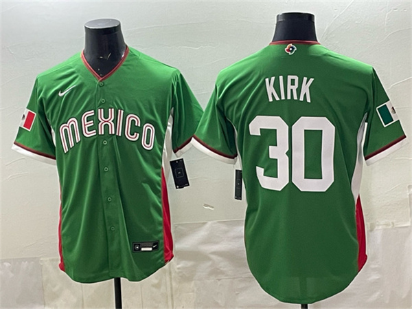 Mexico #30 Alejandro Kirk Green 2026 World Classic Home Stadium Stitched Jersey