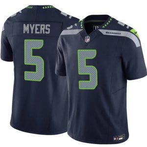 Seattle Seahawks #5 Jason Myers Navy 2025 F.U.S.E. Vapor Untouchable Limited Stitched Jersey