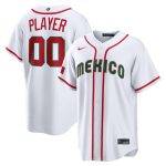 Mexico Custom White 2026 World Classic Home Stadium Stitched Jersey