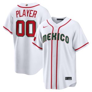 Mexico Custom White 2026 World Classic Home Stadium Stitched Jersey