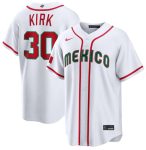 Mexico #30 Alejandro Kirk White 2026 World Classic Home Stadium Stitched Jersey