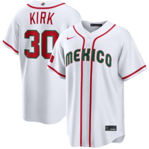 Mexico #30 Alejandro Kirk White 2026 World Classic Home Stadium Stitched Jersey