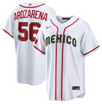 Mexico #56 Randy Arozarena White 2026 World Classic Home Stadium Stitched Jersey