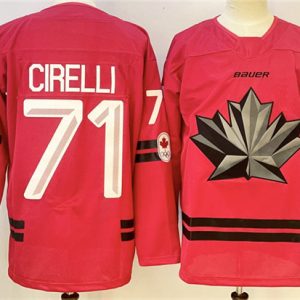 Canada #71 Anthony Cirelli Red Stitched Jersey
