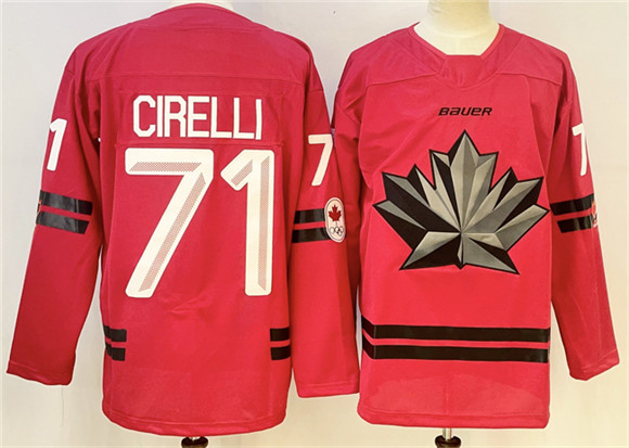 Canada #71 Anthony Cirelli Red Stitched Jersey