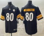Pisttburgn Steelers #80 Darnell Washington Black Vapor Untouchable Limited Stitched Jersey
