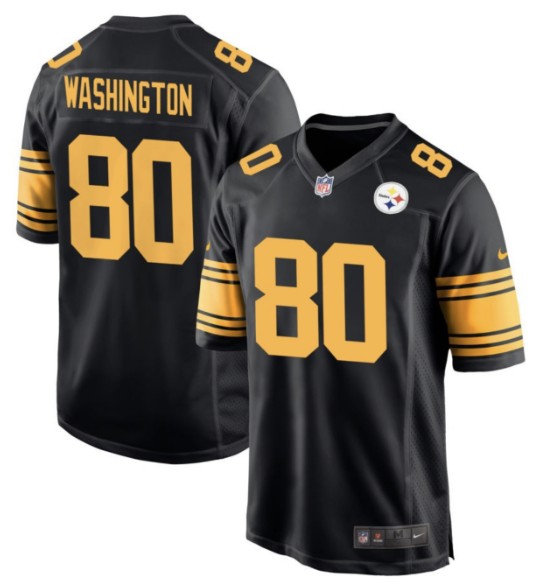 Pittsburgh Steelers #80 Darnell Washington Black Color Rush Vapor Untouchable Limited Stitched Jersey