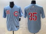 Chicago Cubs #35 Justin Steele Blue 2024 25 2nd Alternate Limited Stitched Jersey