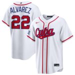 Cuba #22 Frank Alvarez White 2026 World Classic Home Stadium Stitched Jersey