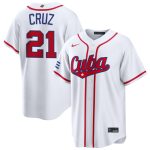 Cuba #21 Naykel Cruz White 2026 World Classic Home Stadium Stitched Jersey