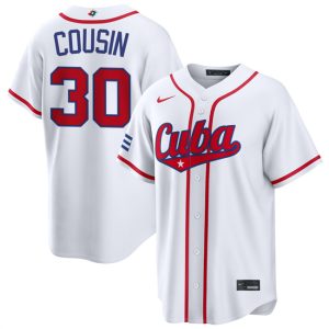 Cuba #30 Josimar Cousin White 2026 World Classic Home Stadium Stitched Jersey