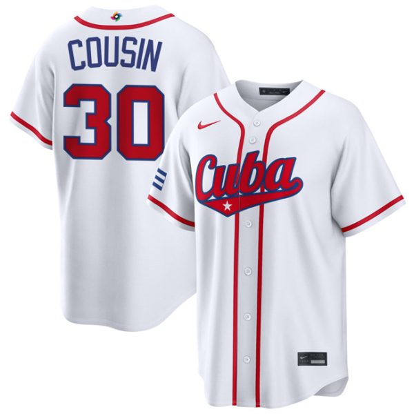 Cuba #30 Josimar Cousin White 2026 World Classic Home Stadium Stitched Jersey
