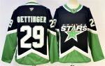 Dallas Stars #29 Jake Oettinger Black 2025-26 Alternate Stitched Jersey