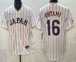 Japan #16 Shohei Ohtani White 2026 World Classic Cool Base Jersey