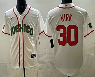 Mexico #30 Alejandro Kirk White 2026 World Classic Cool Base Jersey