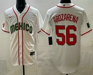 Mexico #56 Randy Arozarena White 2026 World Classic Cool Base Jersey
