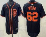 San Francisco Giants #62 Logan Webb Black Limited Jersey