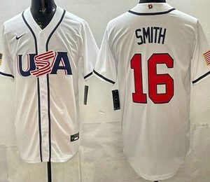 USA #16 Will Smith White 2026 World Classic Cool Base Jersey