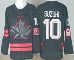 Canada #10 Nick Suzuki Black 2026 Olympics Authentic Jersey