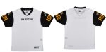 CFL Hamilton tiger cats Blank Crested Away White Jersey