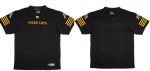 CFL Hamilton tiger cats Blank Black Crested Home Replica Jersey