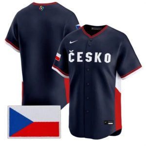 Czech Republic Nike Navy 2026 World Classic Team Jersey