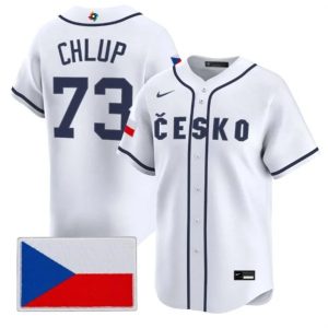 Czech Republic #73 Marek Chlup Nike White 2026 World Classic Jersey