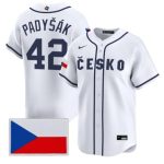 Czech Republic #42 Daniel Padyk Nike White 2026 World Classic Jersey