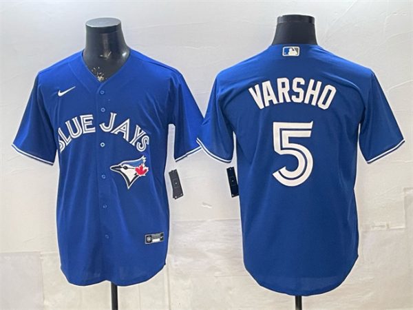 Toronto Blue Jays #5 Daulton Varsho Royal 2025 Cool Base Stitched Jersey