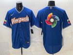 Venezuela Blue 2026 World Classic Big Logo Road Stadium Stitched Jersey