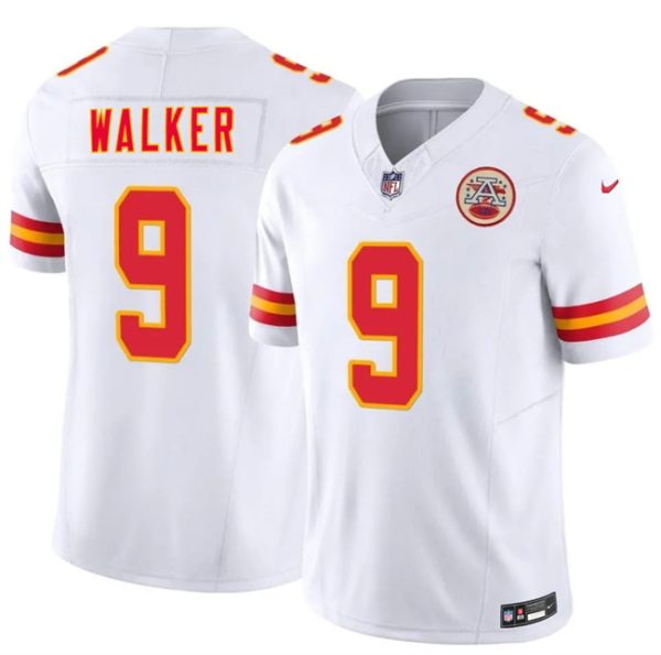 Kansas City Chiefs #9 Kenneth Walker III White 2026 F.U.S.E. Vapor Untouchable Limited Stitched Jersey