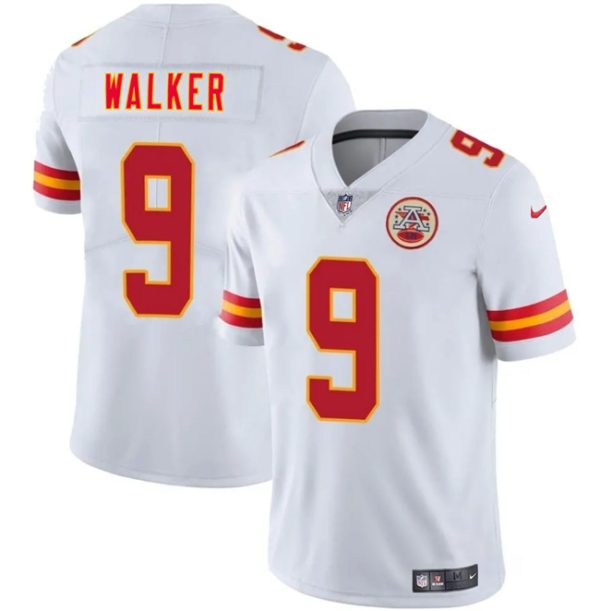 Kansas City Chiefs #9 Kenneth Walker III White 2026 Vapor Untouchable Limited Stitched Jersey