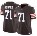 Cleveland Browns #71 Tytus Howard Brown F.U.S.E. Vapor Limited Stitched Jersey