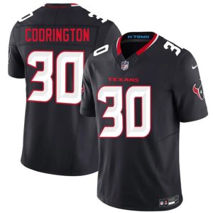 Houston Texans #30 Brandon Codrington Navy 2026 F.U.S.E. Vapor Limited Stitched Jersey