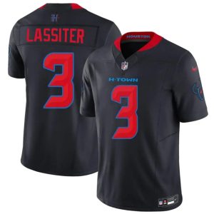 Houston Texans #3 Kamari Lassiter Navy 2nd Alternate 2026 F.U.S.E. Vapor Limited Stitched Jersey