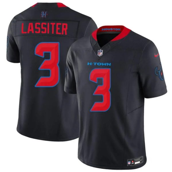 Houston Texans #3 Kamari Lassiter Navy 2nd Alternate 2026 F.U.S.E. Vapor Limited Stitched Jersey