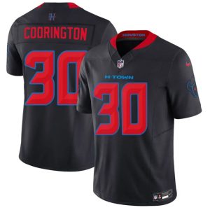 Houston Texans #30 Brandon Codrington Navy 2nd Alternate 2026 F.U.S.E. Vapor Limited Stitched Jersey