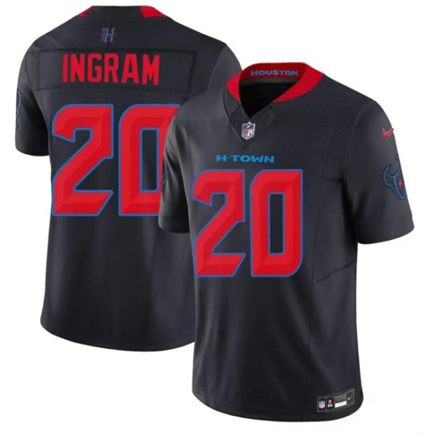 Houston Texans #20 Ja'Marcus Ingram Navy 2nd Alternate 2026 F.U.S.E. Vapor Limited Stitched Jersey