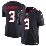 Houston Texans #3 Kamari Lassiter Navy 2026 F.U.S.E. Vapor Limited Stitched Jersey
